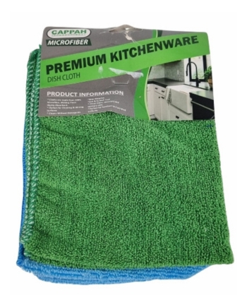 Cappah Microfiber Dish Cloth 2pcs