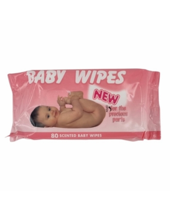 Swirly Soft Baby Wipes 80's